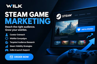 steam game wishlist steam game promotion steam game marketing steam video games