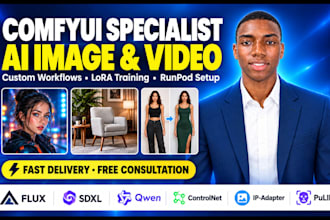 fix and setup comfyui workflow, lora training, and ai image editing with runpod