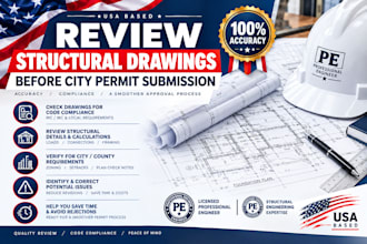 review structural drawings before city permit submission