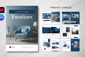 design interactive wholesale digital catalog brochure for furniture manufactural