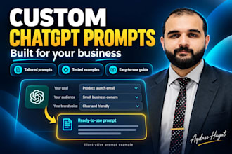 write custom chatgpt prompts for business