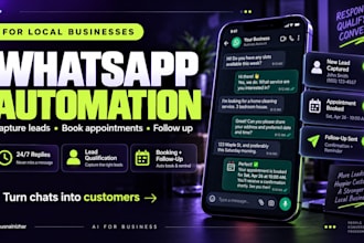 build whatsapp automation for leads and appointment booking