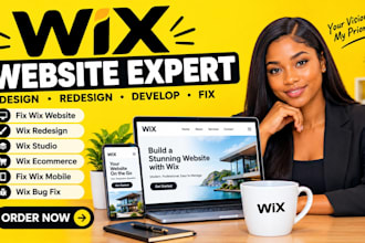 fix wix website wix redesign wix studio wix ecommerce fix wix mobile wix bug fix