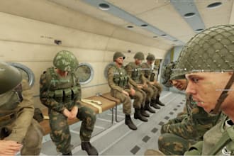 create custom vehicles and military props, server setup for arma reforger