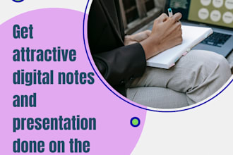 make attractive digital notes and presentations for students