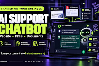 build an ai chatbot trained on your website pdfs and documents