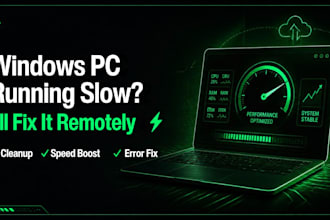 optimize and speed up your windows PC remotely