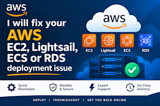 fix your AWS ec2, lightsail, ecs or rds deployment issue