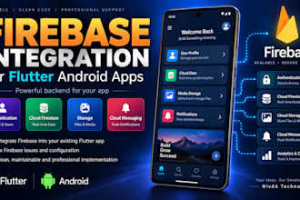 integrate firebase into your flutter android app