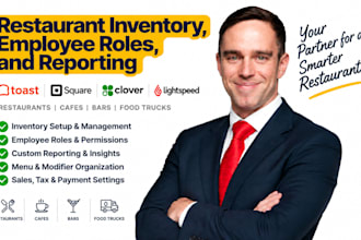 setup restaurant inventory employee roles reporting management system