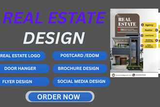 design a modern property flyer for real estate agents