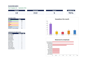 build a custom excel dashboard with formulas and automation