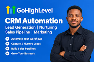 setup gohighlevel crm automation lead nurturing sales pipeline marketing