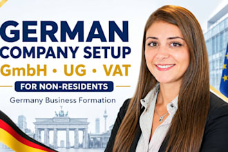 help you set up a german gmbh with virtual address as a non resident