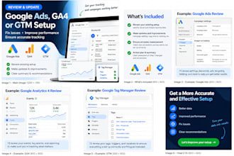 review and update your google ads, ga4, or GTM setup