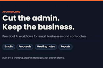 set up ai automation for small business and contractor admin
