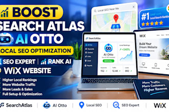 boost search atlas ai otto local seo optimization se0 expert rank ai wix website