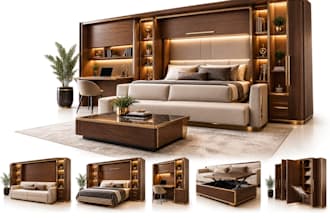 design modern convertible and transforming furniture for small spaces