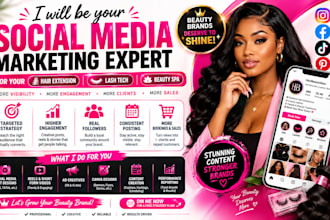 your social media marketing hair extension, lash tech beauty spa hair extension