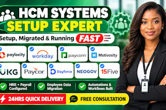 setup paylocity workday hcm paycom motivosity ukg ready dayforce neogov 15five