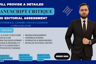 provide a detailed manuscript critique and editorial assessment