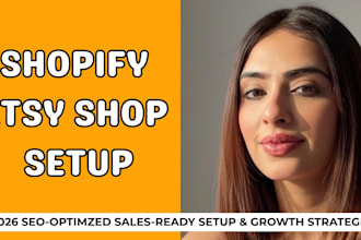 fully set up your etsy shop from your shopify store