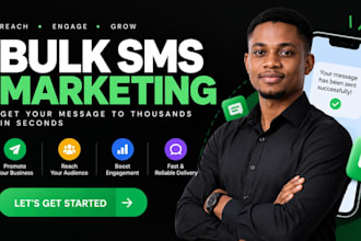 send high rate bulk sms marketing with text sms marketing