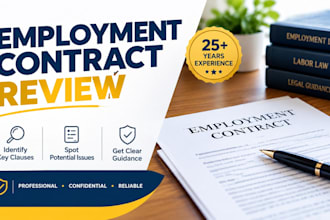 professionally review your employment contract legal documents