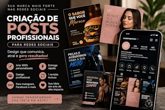 design profissional social media posts for your business