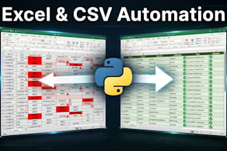 automate your excel and CSV data processing using python