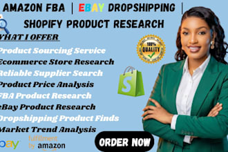 amazon fba to ebay dropshipping winning shopify product research listing hunting
