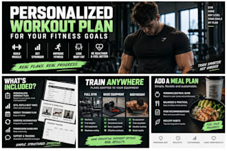create a personalized workout plan for your fitness goals