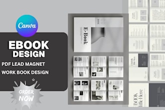 pdf lead magenet, ebook design, ebook guide work book design, adobe indesign