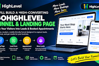 gohighlevel crm build a high converting ghl funnel and landing page