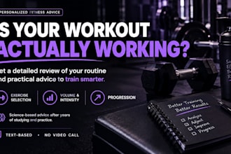 review your workout and give you personalized fitness advice