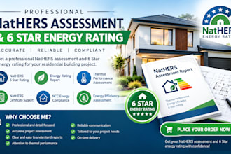 provide accurate nathers assessment and 6 star energy rating