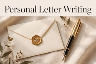 write a heartfelt personal letter for any occasion