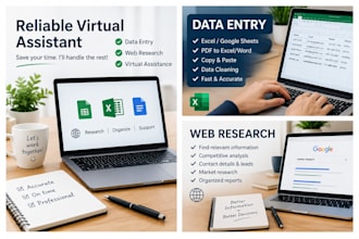 accurate data entry and web reasearch