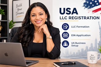 do USA llc registration, llc formation, ein and US business setup