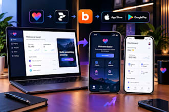 convert website to app lovable replit ai base44 ios android app store publish