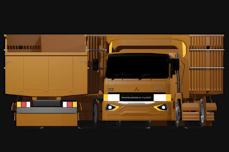 create low poly and mid poly vehicle models