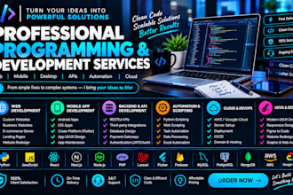 fix bugs and develop custom web solutions for your business