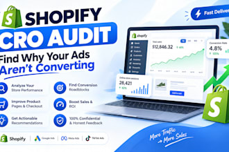 audit your shopify store ads conversion checkout to increase sales