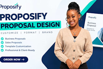 design and customize proposals in proposify to close more sales