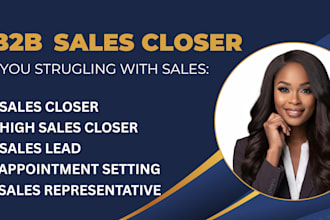 be sales representative, sales closer, appointment setter
