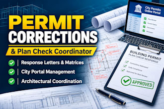 manage your building permit and plan check corrections