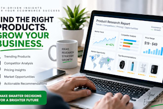 research trending products and competitors for your ecommerce business