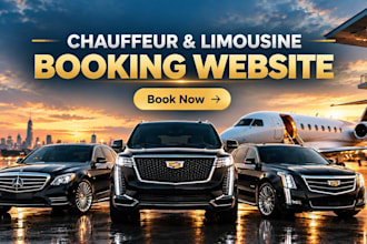 build chauffeur website, limousine booking system, luxury car hire website