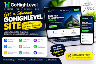 gohighlevel crm gohighlevel website setup and customization