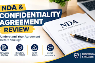 review your nda and confidentiality agreement professionally